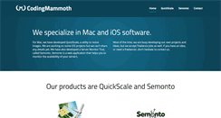 Desktop Screenshot of codingmammoth.com